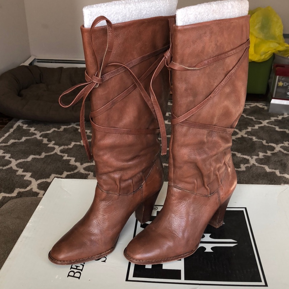 Michael Kors Leather Boots